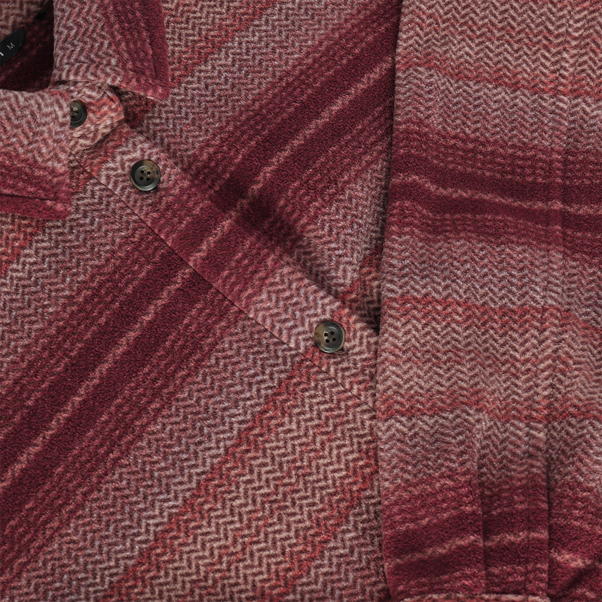 Women's Valle Thick Fleece Overshirt | Arizona Red Stripe | Rohan