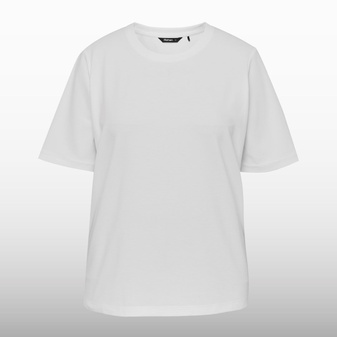 【LOHEN】HALF SLEEVE T-SHIRT ホワイト Women's Axis Short Sleeve T-Shirt | White | Rohan - Rohan