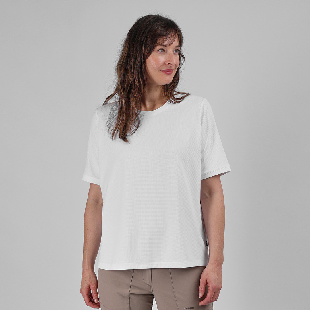 【LOHEN】HALF SLEEVE T-SHIRT ホワイト Women's Axis Short Sleeve T-Shirt | White | Rohan - Rohan
