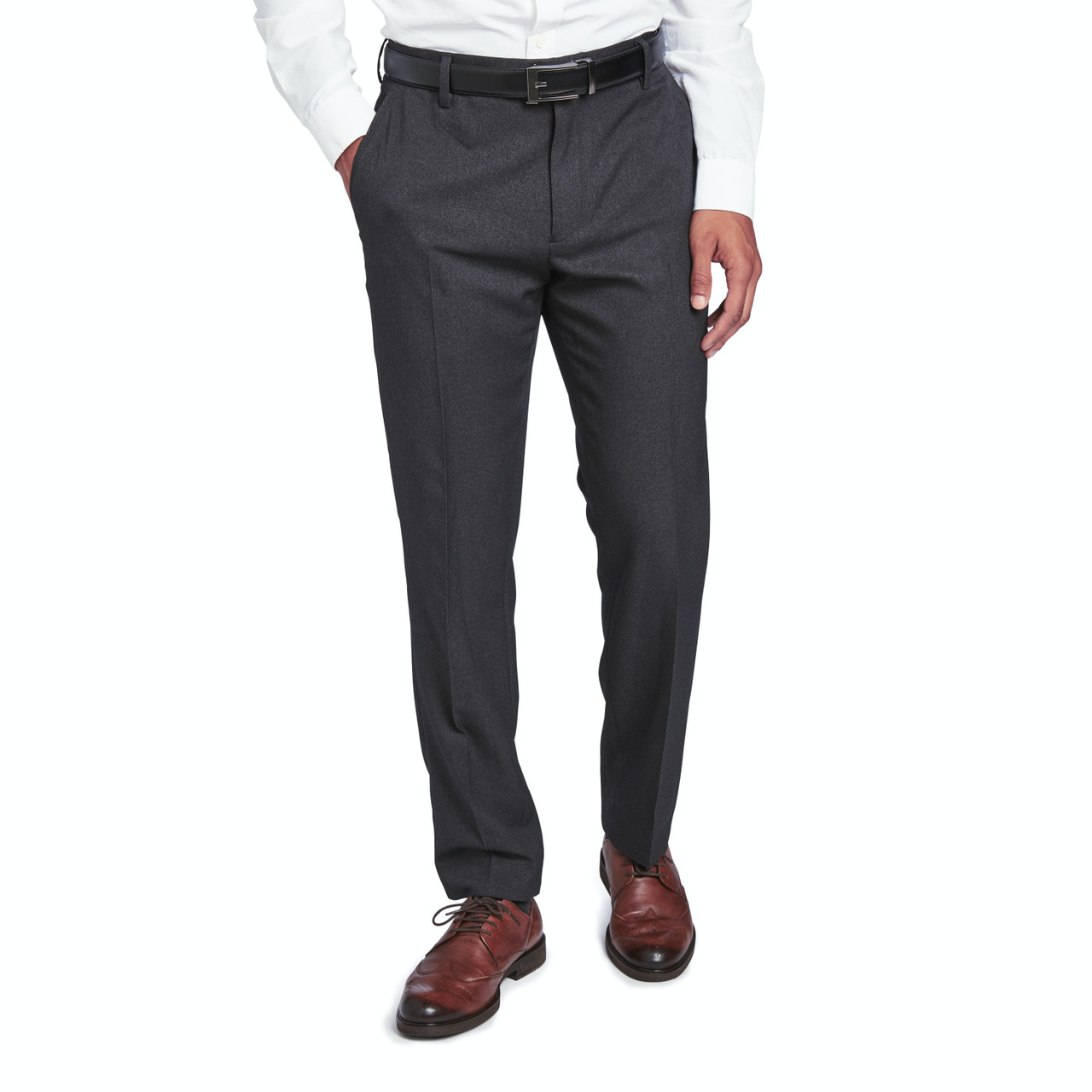 Men's Journey Travel Suit Trousers | Black Easycare Smart Trousers | Rohan