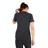 Women's Merino Union 150 Crew in Dark Charcoal Marl