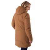 Women's Delta Down Insulated Winter Coat in Shale Brown