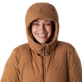Women's Delta Down Insulated Winter Coat in Shale Brown