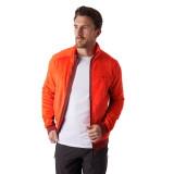 Men's Komondor Walking Fleece in Solar Orange/Juniper Red