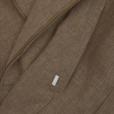 Women's Brisa Linen Jacket in Ash Brown
