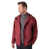 Men's Farne Lightweight Waterproof Jacket in Auburn Red