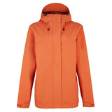 Women's Farne Lightweight Waterproof Jacket in Dusk Orange