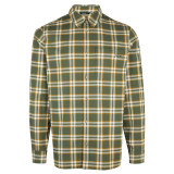 Men's Dover Long Sleeve Shirt Conifer Green Check