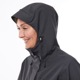 Women's Hampton Mid-Length Waterproof Jacket in Carbon