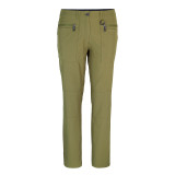 Women's Stretch Bags Active Hiking Trousers in Heath Green
