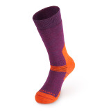 Women's Active Summit Socks in Plum Purple Marl