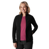 Women's Microgrid Fleece Jacket in Black