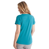 Women's Global Short Sleeve T-Shirt in Cove Blue