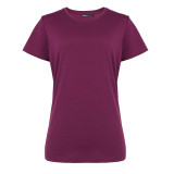 Women's Global Short Sleeve T-Shirt in Plum Purple