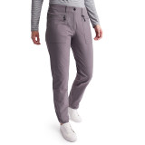 Women's Stretch Bags Trousers in Mauve Grey