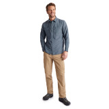 Men's Frontier Long Sleeve Shirt in Slate Grey Marl