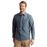 Men's Frontier Long Sleeve Shirt in Slate Grey Marl