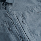 Men's Frontier Long Sleeve Shirt in Slate Grey Marl