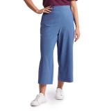 Women's Voyager Capris Trousers in Heather Blue
