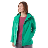 Women's Brecon Waterproof Jacket in Ascent Green