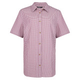 Women's Isle Short Sleeve Shirt in Haze Purple Gingham