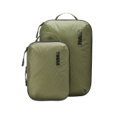 Thule Compression Cube Set (Small/Medium) in Soft Green
