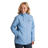 Women's Brecon Waterproof All Season Walking Jacket in Drift Blue