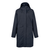 Women's Kendal Waterproof Long Length Jacket in True Navy
