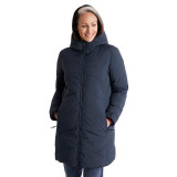 Women's Delta Down Insulated Long-Length Coat in True Navy