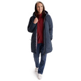 Women's Delta Down Insulated Long-Length Coat in True Navy