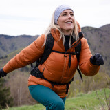 Women's Eos Insulated Winter Jacket in Maple Orange