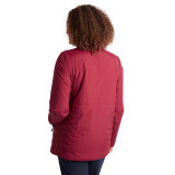 Women's Rime Insulated Walking Jacket in Juniper Red