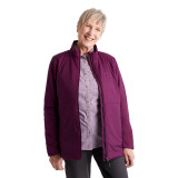 Women's Rime Insulated Walking Jacket in Plum Purple