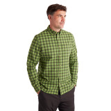 Men's Dover Long Sleeve Shirt in Alpine Green/Conifer Check