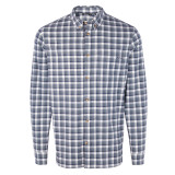 Men's Dover Long Sleeve Shirt in Slate Grey/White Check