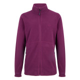 Women's Microgrid Fleece Jacket in Plum Purple