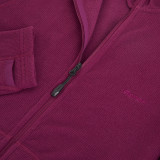 Women's Microgrid Fleece Jacket in Plum Purple