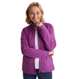 Women's Radiant Merino Zip Fleece Jacket in Allium Purple