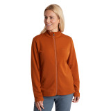 Women's Radiant Merino Zip Fleece Jacket in Maple Orange