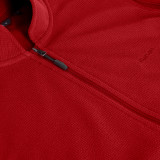 Women's Microgrid Fleece Gilet in Carissa Red