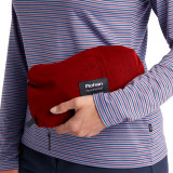 Women's Microgrid Fleece Gilet in Carissa Red