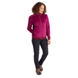 Women's Komondor Lightweight High Loft Walking Fleece in Raspberry Pink/Chestnut Red