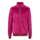 Women's Komondor Lightweight High Loft Walking Fleece in Raspberry Pink Chestnut Red