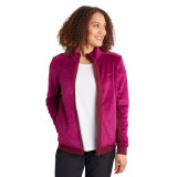 Women's Komondor Lightweight High Loft Walking Fleece in Raspberry Pink Chestnut Red