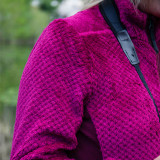 Women's Komondor Lightweight High Loft Walking Fleece in Raspberry Pink Chestnut Red
