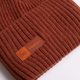 Rohan Buff Rutger Kniotted Beanie Copper Orange