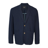 Men's Ravello Linen Blazer in Deep Navy