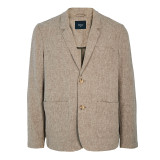 Men's Ravello Linen Blazer in Ash Brown