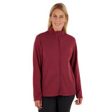 Women's Radiant Merino Fleece Zip Jacket in Juniper Red