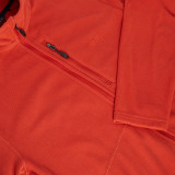 Men's Microgrid Fleece Jacket in Coast Red